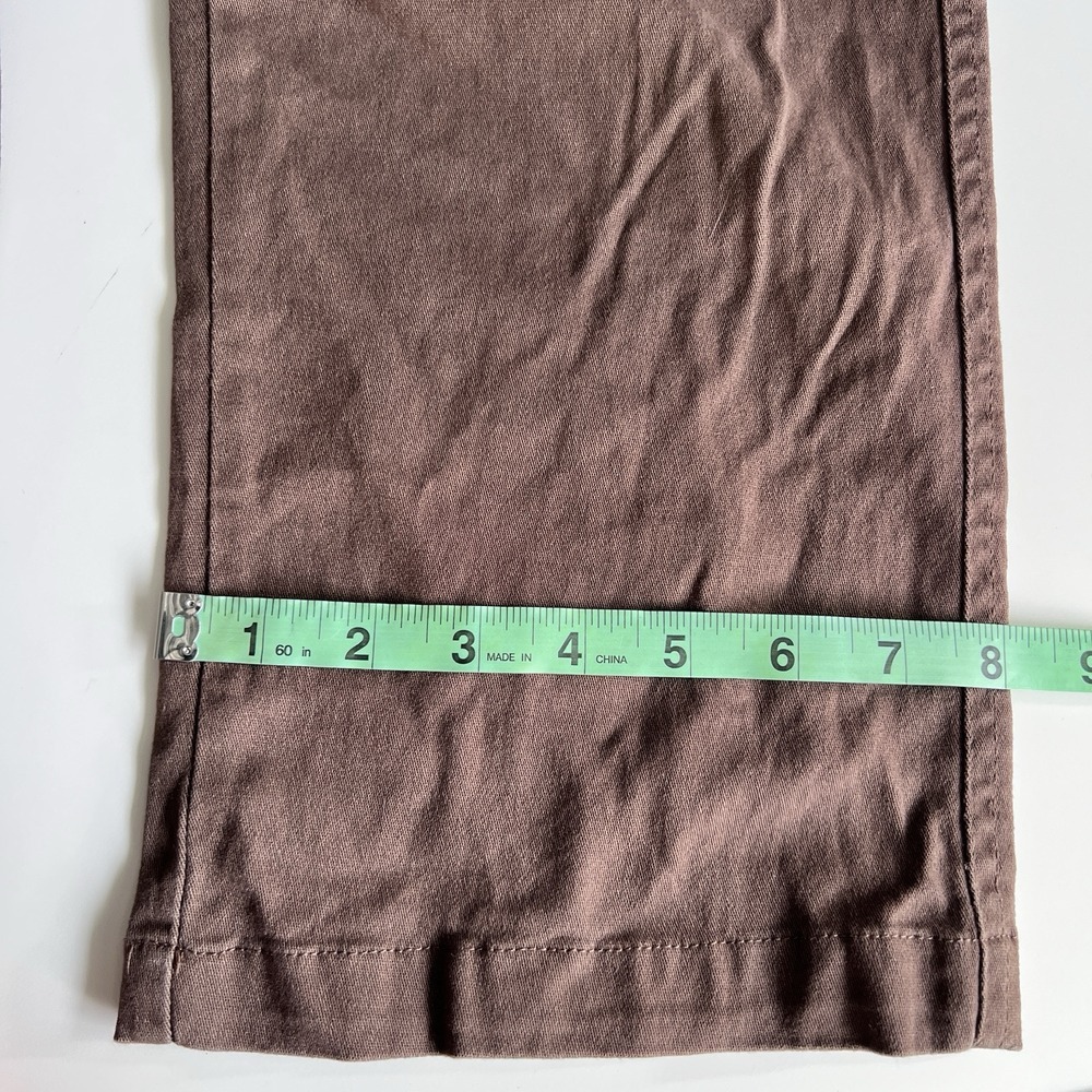 Brooklyn Cloth Pants men's large Pull brown cargo pockets flex stretch 29 inseam - Picture 15 of 15